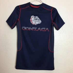 KA Knights Ladies Gonzaga Top short sleeve navy blue SZ S Spokane WA